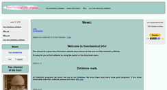 Desktop Screenshot of freechemical.info